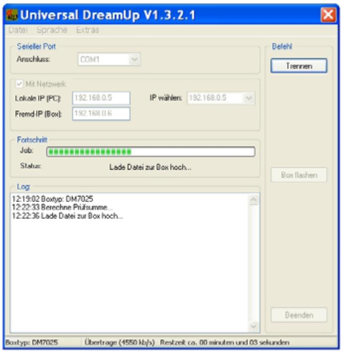 DREAM MULTIMEDIA DM7025 - Installer un nouveau logiciel - 5