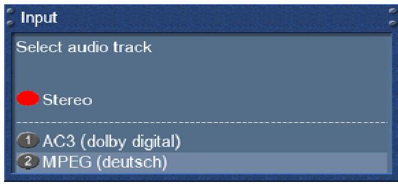 DREAM MULTIMEDIA DM7025 - Changement de l'audio track - 1