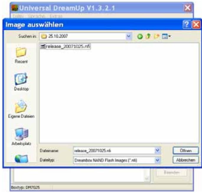 DREAM MULTIMEDIA DM7025 - Installer un nouveau logiciel - 4