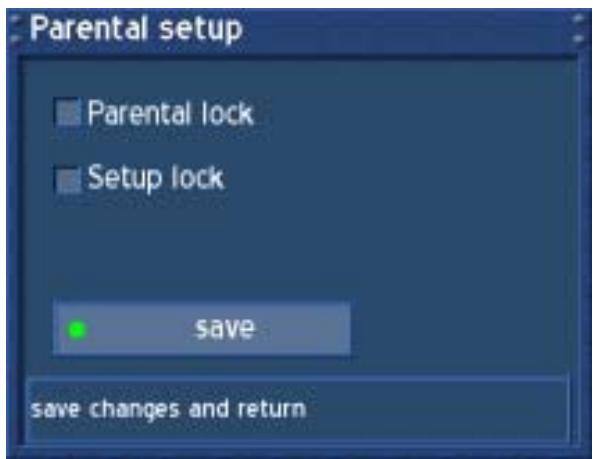 DREAM MULTIMEDIA DREAM DREAMBOX DM-500S - Deactivating the setup lock - 3