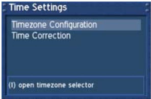 DREAM MULTIMEDIA DREAM DREAMBOX DM-500S - Setting the time zone - 3