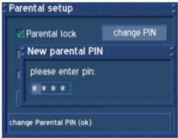 DREAM MULTIMEDIA DREAM DREAMBOX DM-500S - Activating the parental lock - 2