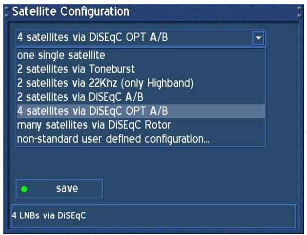 DREAM MULTIMEDIA DREAM DREAMBOX DM-500S - 4 satellites via DiSEqC OPT A/B - 1