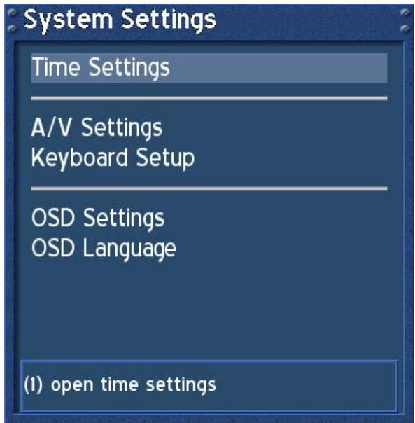 DREAM MULTIMEDIA DREAM DREAMBOX DM-500S - Setting the time zone - 2
