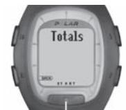 POLAR RS100 - MODE "TOTALS" (VALEURS CUMULEES) - 1