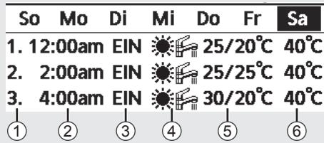 PANASONIC WHUD09HE51 - [Beispiel für die Einrichtung des Timers] - 1