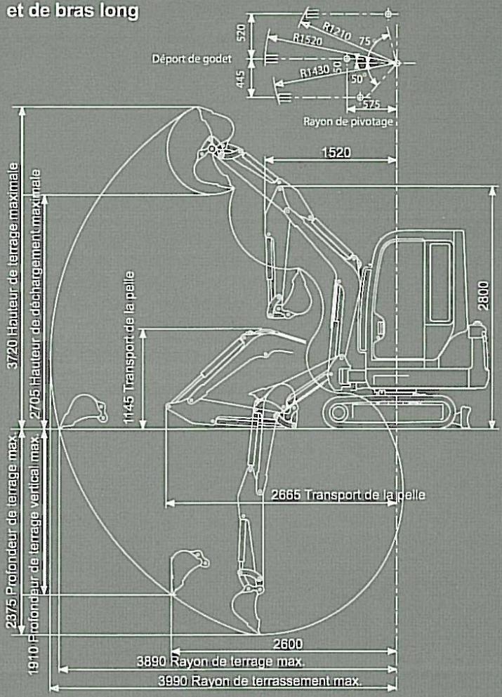 TAKEUCHI TB 016 - Dimensions - 1