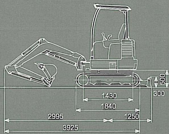 TAKEUCHI TB23R - Dimensions - 4