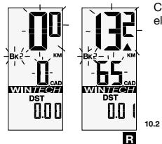 MAVIC WINTECH ULTIMATE - Mediente el botóndeo, selecciónar la pantalla 1 (DST). - 1