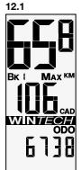 MAVIC WINTECH ULTIMATE - Mediente el botón izquierdo, selecciónar la pantalla 4 (ODO) - 1