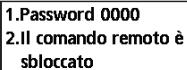 PANASONIC WHUD16HE5 - Per ripristinare la password dimenticata (nella schermata di funzionamento OFF) - 2