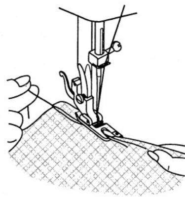 EUREKA 8513 - COUDRE AVEC LE PIED OURLEUR (pied optionnel) - 3