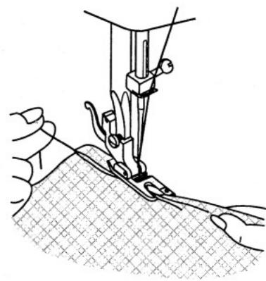 EUREKA 8518 - COUDRE AVEC LE PIED OURLEUR (pied optionnel) - 3