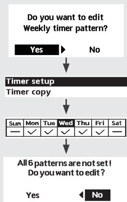 PANASONIC WHUQ12HE8 - Select "Yes". - 1