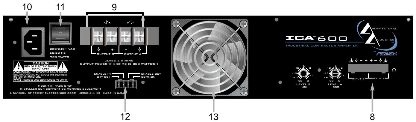 PEAVEY ICA 2400V - LED DE PROTECCION - 1