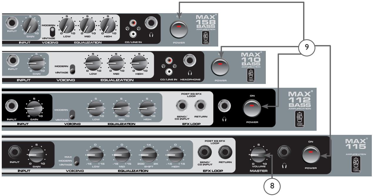 PEAVEY MAX 110 - Headphone Input - 1
