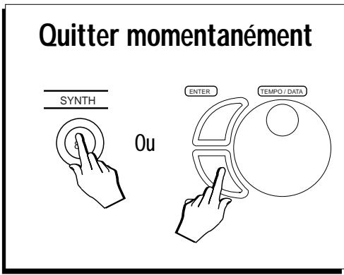 PEAVEY WK760 - Quitter définitivement sans sauvegarder les modifications - 1