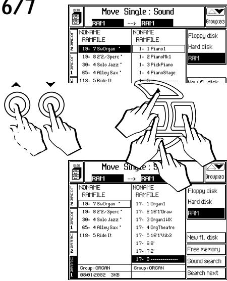 PEAVEY WK760 - Opérations de Déplacer (Move) - 5