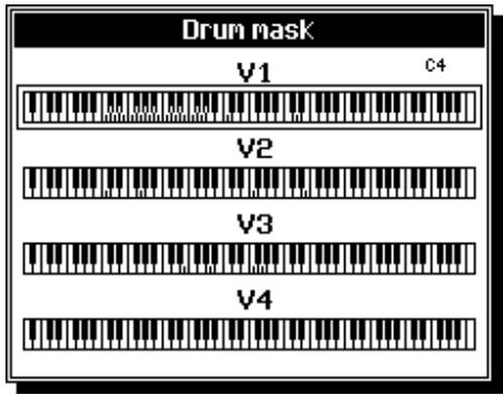 PEAVEY WK760 - DRUM MASK (F7/F8) (CACHER LA PARTIE DRUM) - 1