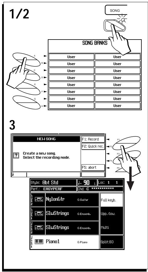 PEAVEY WK760 - Enregistrement Quick Rec - 1
