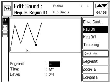 PEAVEY WK760 - UTILISATION DE L'OPTION SEGMENT (F6) - 3