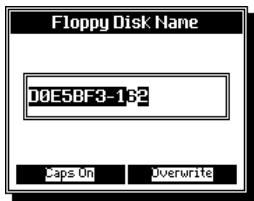 PEAVEY WK760 - CHANGE DISK NAME (CHANGER LE NOM DE LA DISQUETTE) - 1