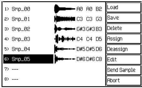 PEAVEY WK760 - L'AFFICHAGE PRINCIPAL DE SAMPLE TRANSLATOR - 1