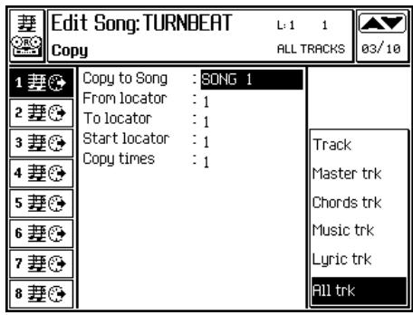 PEAVEY WK760 - Start locator (Position du pointeur) - 2