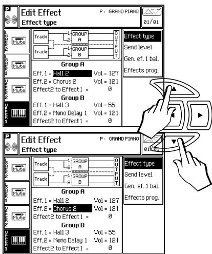 PEAVEY WK760 - MODIFIER LES EFFETS AFFECTÉS A UNE PERFORMANCE - 2