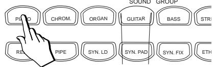 PEAVEY WK880 - SELECTIONNEZ ET ESSAYEZ LES SONS DE LA BANQUE 1 (GM) - 1