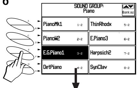 PEAVEY WK880 - SELECTIONNEZ ET JOUEZ DES VARIATIONS SONORES (BANQUES 2, 3, ETC.) - 3