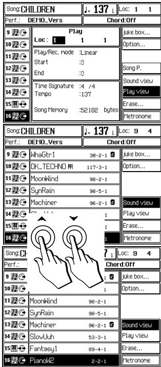 PEAVEY WK880 - Selection et lecture du morceau de démonstration - 3