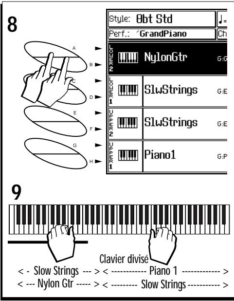 PEAVEY WK880 - AJOUTEZ UN SECOND SON DANS LA SEQUENCE GAUCHE - 1
