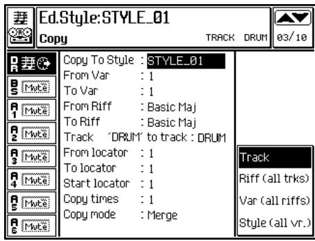 PEAVEY WK880 - PARAMÉTRES - 1