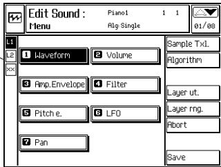 PEAVEY WK880 - ENTRER DANS L'ENVIRONNEMENT «EDIT SOUND» - 6