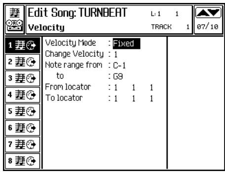 PEAVEY WK880 - Change Velocity (Changer la velocité) - 1