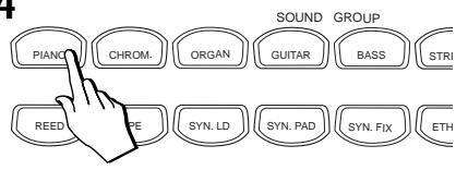 PEAVEY WK880 - SELECTIONNEZ ET JOUEZ DES VARIATIONS SONORES (BANQUES 2, 3, ETC.) - 1