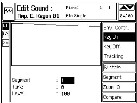 PEAVEY WK880 - UTILISATION DE L'OPTION SEGMENT (F6) - 1