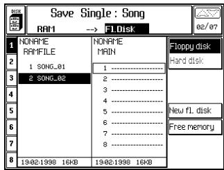 PEAVEY WK880 - OPÉRATIONS DE SAUVÉGARDE (SAVE) - 15