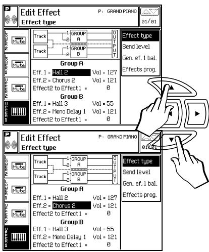 PEAVEY WK880 - MODIFIER LES EFFETS AFFECTÉS A UNE PERFORMANCE - 2