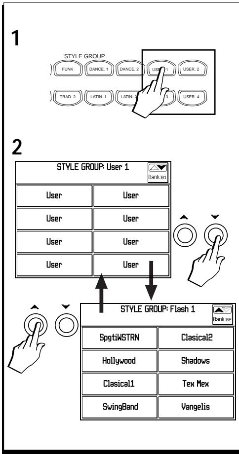 PEAVEY WK880 - Selectionnez un Flash User Style - 1