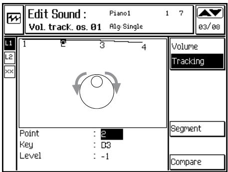 PEAVEY WK880 - EXAMPLE DE PROGRAMMATION D'UNE COURBE DE TRACKING - 2