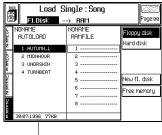 PEAVEY WK880 - Procedures relatives aux disques durs et aux disquettes - 9