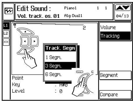 PEAVEY WK880 - EXAMPLE DE PROGRAMMATION D'UNE COURBE DE TRACKING - 1