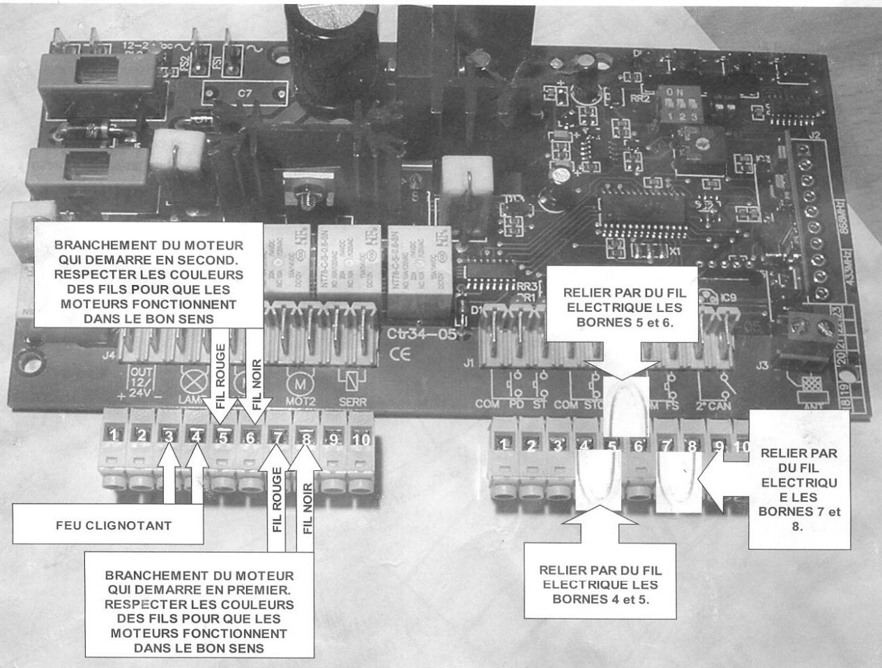 SENTINEL SCS KIT PRO 900 - Effectuer les branchements du kit PRO 900 - 2