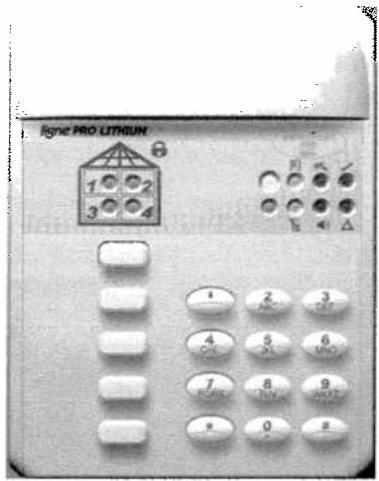 SENTINEL SCS SYSTEM D ALARME SANS FIL BI-DIRECTIONNEL - CHARACTERISTIQUES DES CLAVIERS DE COMMANDE - 1