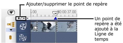 ULEAD VIDEOSTUDIO 11 - Pour ajouter des points de repère dans votre projet : - 3