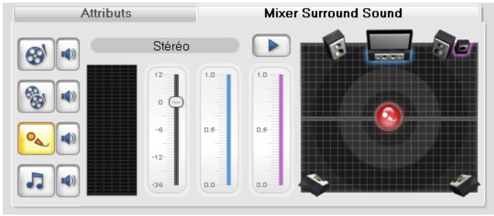 ULEAD VIDEOSTUDIO 11 - Utiliser le Mixer Surround Sound - 1