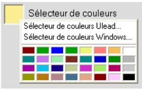 ULEAD VIDEOSTUDIO 11 - Pour sélectionner un clip de couleur dans la Bibliothèque de Couleurs : - 1