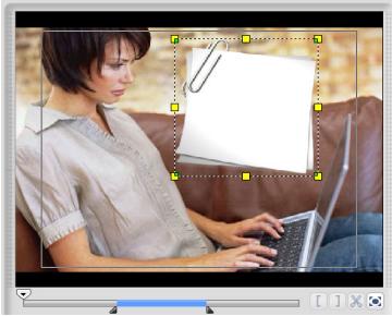 ULEAD VIDEOSTUDIO 11 - Redimensionner un clip d'incrustation - 1